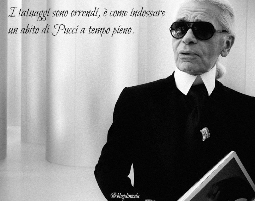 Karl Lagerfeld citazioni